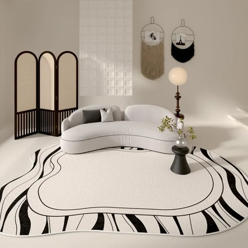 Living Room Carpet Home Decoration Luxury Modern Rug Big Size Irregular Floor Mat Anti-slip Bedroom Large Area Rugs שָׁטִיחַ 양탄자