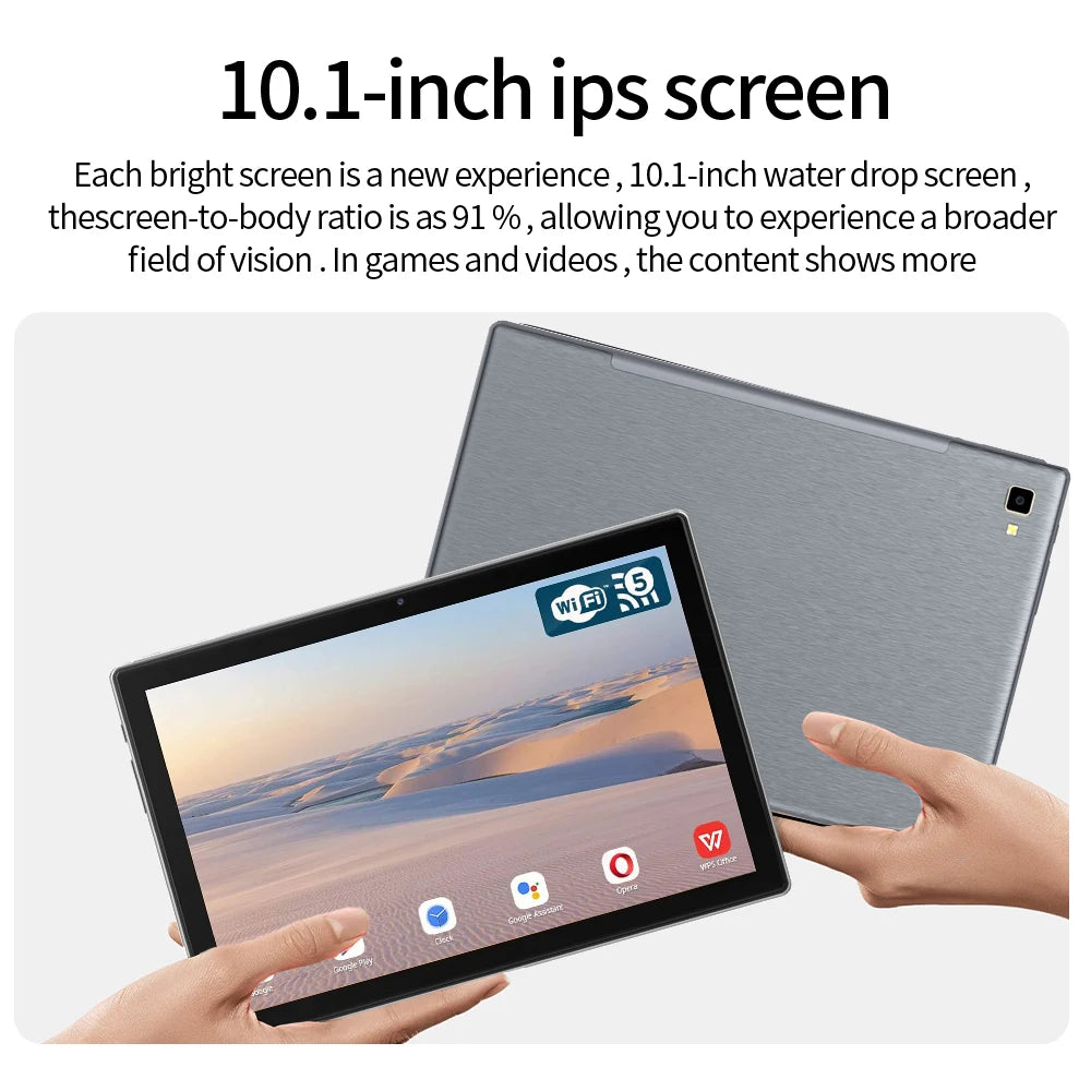 Global Version BDF G10 Android13 Tablet 10.1 Inch 8GB/128GB Tablets Octa Core 3G 4G Lte WiFi Bluetooth