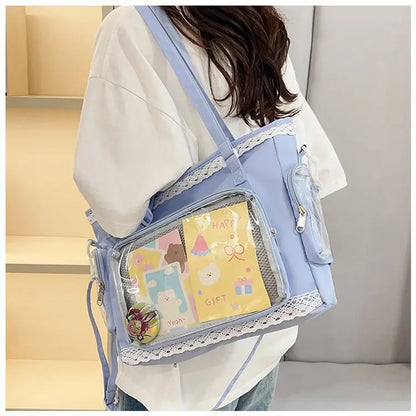 Ballet Girl Large Appetite Itabag Japanese Two-Dimension Single Shoulder Crossbody Bag Gift For Friends Women'S Handbag
