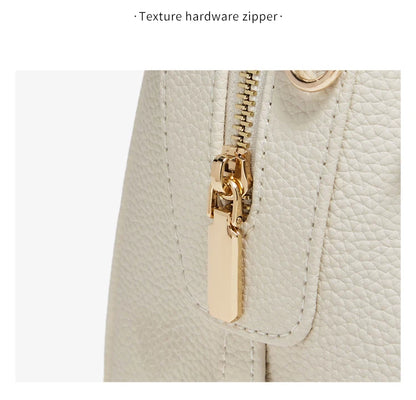 FOXER 2026 Fashion Women's Handbag Cow Leather Lady Shoulder Bag Light Luxury Crossbody Bag for Daily & Commute