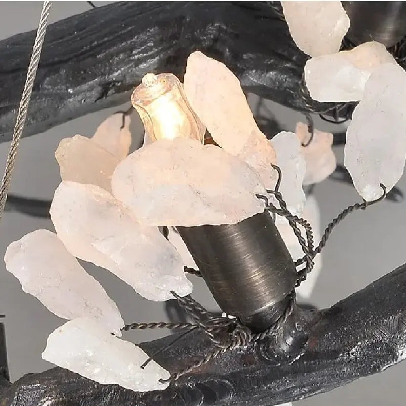 New All Copper LED Creative Branch Chandelier for Living Room, Dining Room Decoration, Lighting Fixtures, and Lobby Lighting