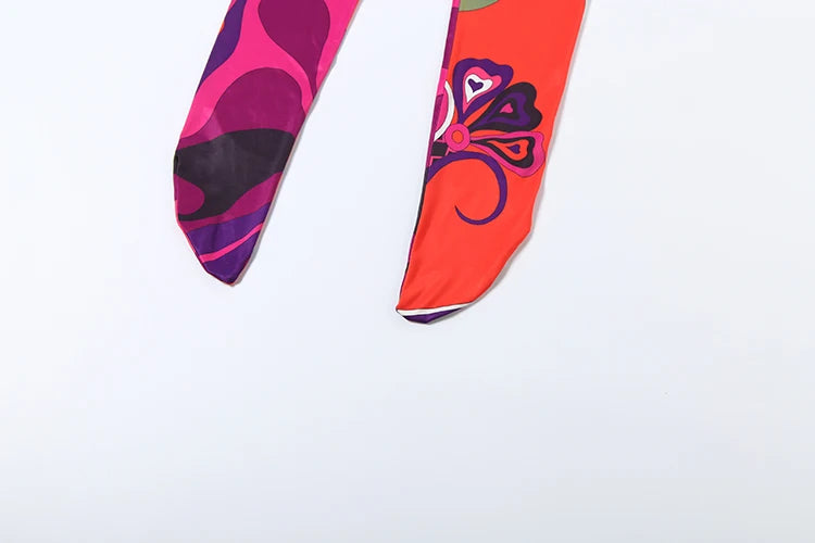 Nibber Sexy Sporty 2-Piece Set Women Tracksuit Sporty Fall Crop Tops+Leggings Matching Tight Stretch Colorful Print Streetwear