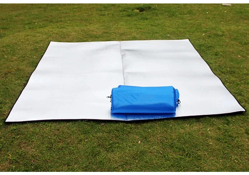 Camping Mat Foam Foil Blanket  Aluminum Insulation Foam Foil Mat Sleeping Pad Thermal Outdoor Tent Footprint Reflecting Heat