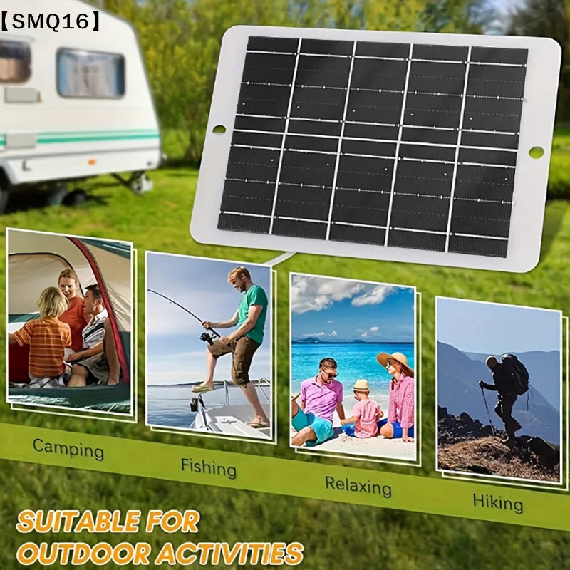 Solar Panel Portable For Fast Phone Charging,Outdoor Mini Solar Charger Outdoor Portable Solar Cell Plate【SMQ】