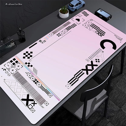 90x40cm Large Size Mouse Pad Art Desk Pads Printstream Gaming Mice Pad Non-slip Rubber Mat Company Long Table Mats XXL For Csgo