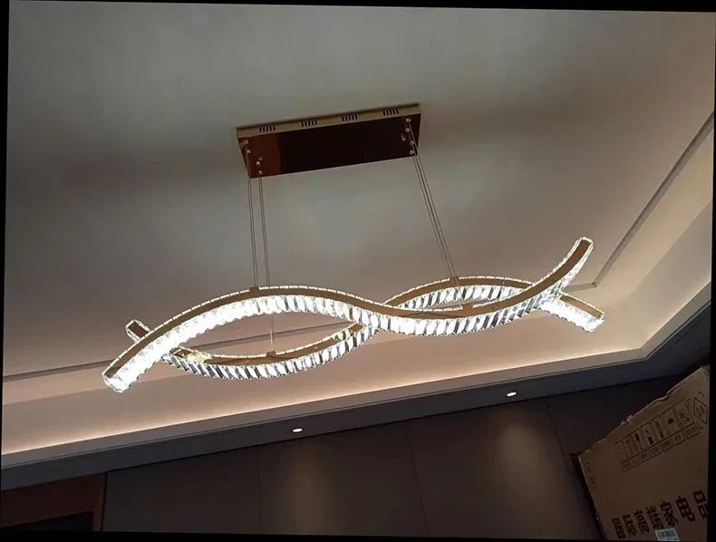home decorationPendant lights, luxury crystal living room chandelier, dining room Pendant lamp, ceiling light, indoor lighting