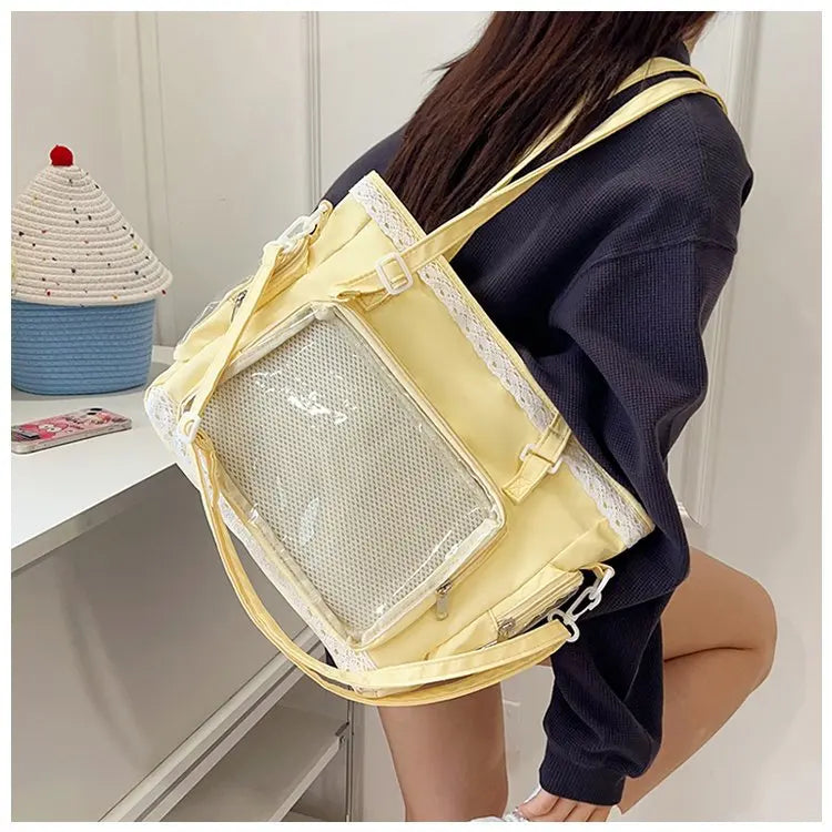 Ballet Girl Large Appetite Itabag Japanese Two-Dimension Single Shoulder Crossbody Bag Gift For Friends Women'S Handbag