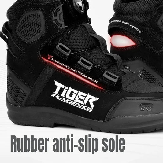 Moto Shoes for Men, MTB Cycling Shoes, Winter Hiking High-Cut Boots, Tenis Masculino, Road Bicycle Sneaker，Casual Shoes