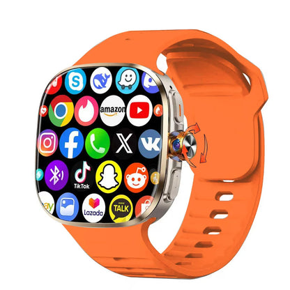 32GB+1024GB 5G LTE Smartwatch Android 10.0 2.4-inch AMOLED Display Smart Watch With 800W Pull-out Camera Sim Card Slot GPS WIFI