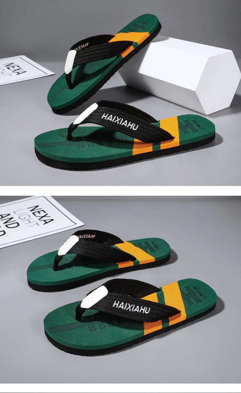 Men's Summer Flip Flops EVA Non Slip Slippers Soft High Quality Sandals Beach Indoor Slides Ultralight Fashion Orginal Shoes