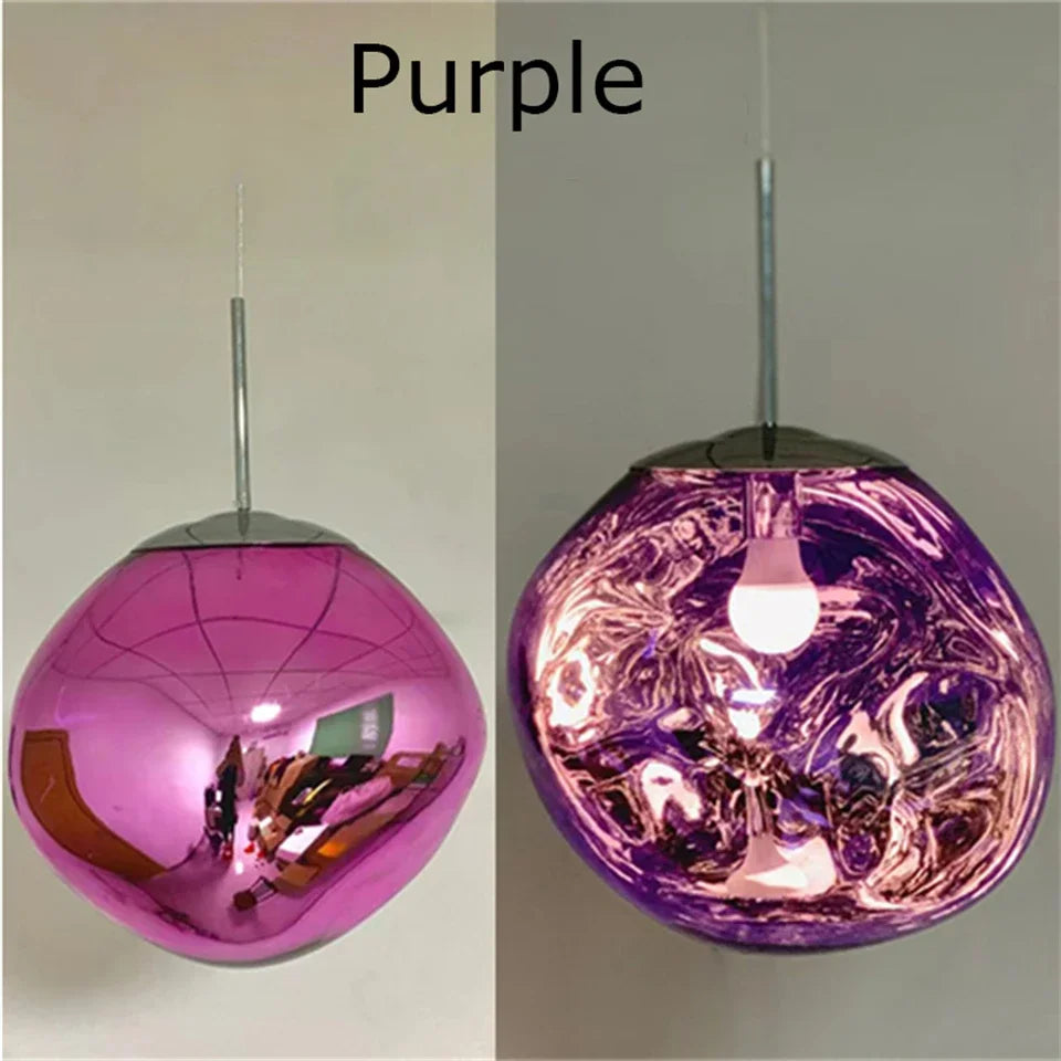 Nordic LED Lava Pendant Lights PVC Lighting Ideal for Living Room Indoor Decor Home Fixtures Loft Kitchen Hanging Lamp