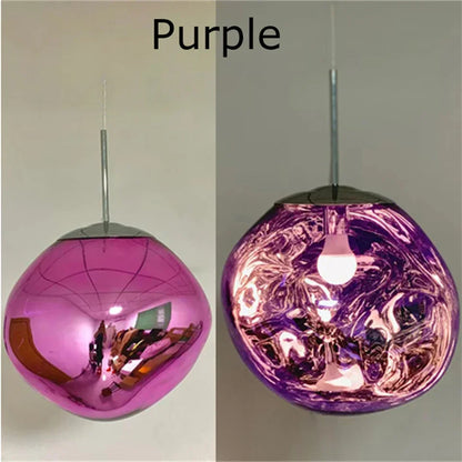Nordic LED Lava Pendant Lights PVC Lighting Ideal for Living Room Indoor Decor Home Fixtures Loft Kitchen Hanging Lamp