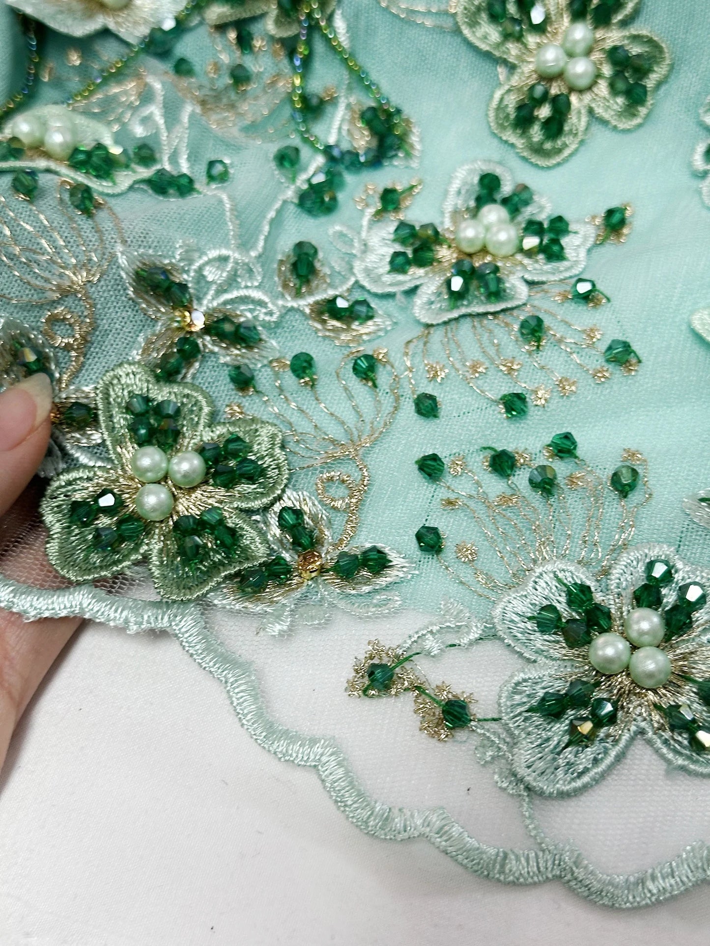 Hot Selling Luxury Design Handmade Beads Muslim Women Shawl Islamic Headtie Saudi Arabia Hijab Prayer Headwear for Women