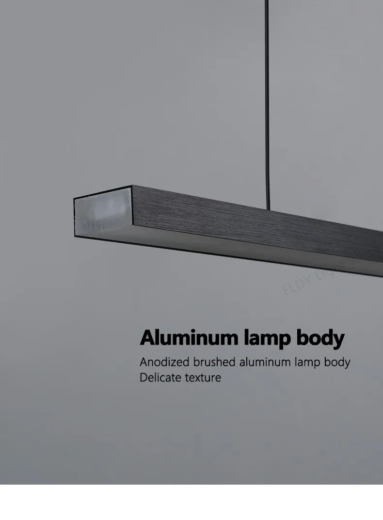 Pendant lights restaurant lights Nordic modern minimalist office long bar dining room chandeliers kitchen lamps LED Chandelier