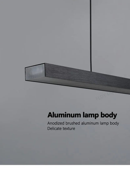 Pendant lights restaurant lights Nordic modern minimalist office long bar dining room chandeliers kitchen lamps LED Chandelier