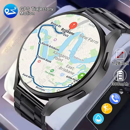 Smart Watch 1.77inch HD AMOLED Screen Bluetooth Call Health Monitor Smartwatch Men Women Fitness Sports Watches For Android IOS