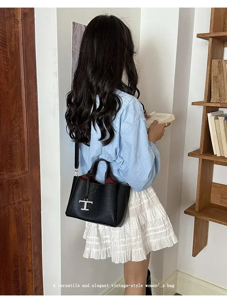Premium Ladies Tote Bag, Fashionable Leather Crossbody Handbag For Women, Luxury Brand Messenger Bag