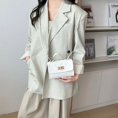 2025 Small Messenger Bag For Women Trend Lingge Embroidery Camera Female Shoulder Bag Fashion Chain Ladies Crossbody Bags Chic