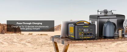 VTOMAN JUMP 1800 Power Station 1548Wh LiFePO4 Battery 1800W Emergency Power Supply for Outdoor Camping Home Energy Power
