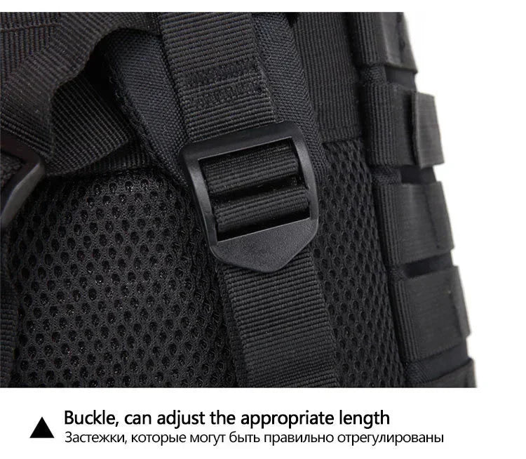 45L Tactical Fishing Backpack Molle Water Resistant Outdoor Tackle Bag Large Capacity Storage Camping Hiking Travel Rucksack Trekking Men Women Anglers Fishermen Rod Reel Gear Durable Multi Pocket Wear Resistant Lake River Se
