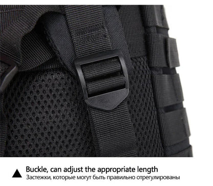 45L Tactical Fishing Backpack Molle Water Resistant Outdoor Tackle Bag Large Capacity Storage Camping Hiking Travel Rucksack Trekking Men Women Anglers Fishermen Rod Reel Gear Durable Multi Pocket Wear Resistant Lake River Se