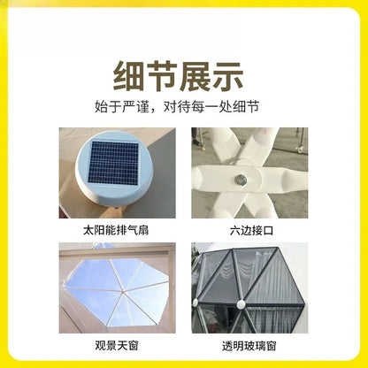 Outdoor Activities Advertising Exhibition Camping Starry Sky Spherical Tent House Hotel Camp Homestay Tent
