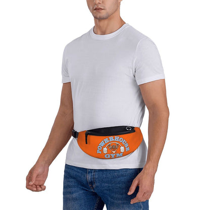 Powerhouse Gym Fanny Bag Custom Bodybuilders Fitness Crossbody Waist Pack Men Women Cycling Camping Phone Money Pouch