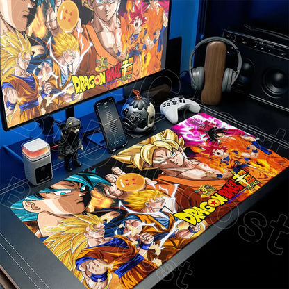 Anime Dragon Ball Non-slip Mousepad Office Laptop Game Keyboard Accessories Goku 90x40cm Computer Deskmat Gaming Carpet Boy Gift