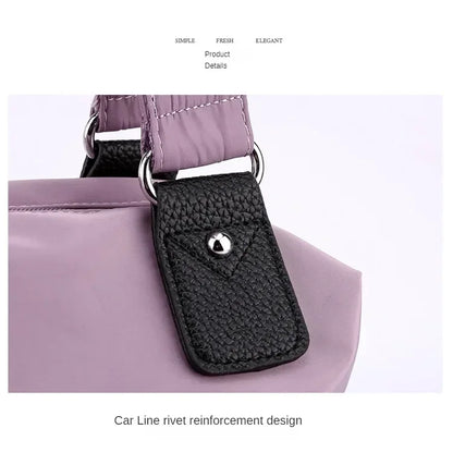 Tote Bag Handbag Shoulder Bag for Women Nylon Waterproof Large Capacity Shopping CrossBody Bag Ladies Messenger Bags Handbags