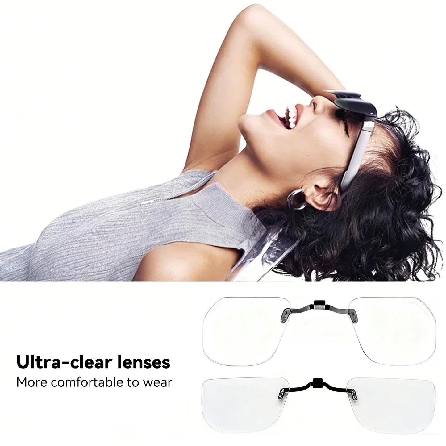 For RayNeo Air 4/Air 4 Pro/Air3S Pro/Air3/3S/Air 2S Smart Glasses Lens Custom Myopia and Hyperopia Anti-Blue Anti-glare Lenses