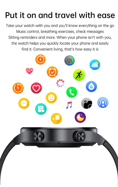 Originl Smart Watches Men NFC Bluetooth Call Fitness Clock Waterproof Sport Watch Wrist Smartwatch for Women Android Phones 2026