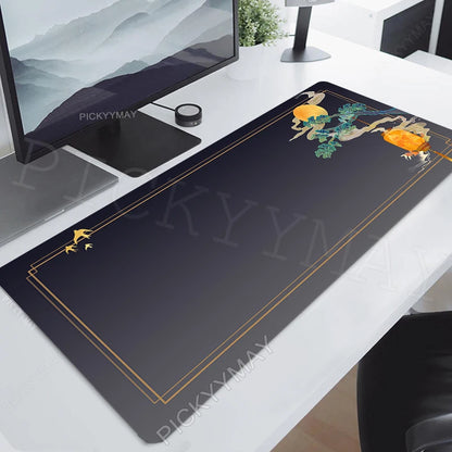 Mouse Pads Chinese Style Art Table Mats Computer Mousepad Company Big Desk Pad 120x55cm Large Gamer Mousepads Mouse Mat