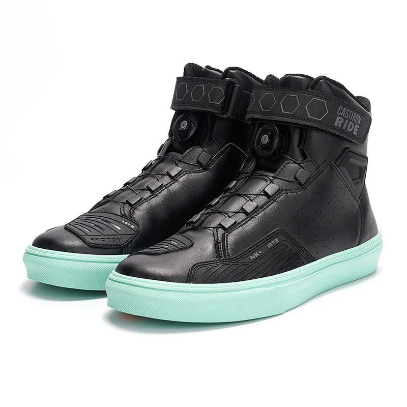 New Motorcycle Shoes Men Motorcycle  Boots Cycling Equipment  Riding Boots Wear-resistant Outdoor Racing Shoes