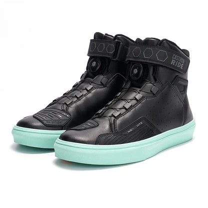 New Motorcycle Shoes Men Motorcycle  Boots Cycling Equipment  Riding Boots Wear-resistant Outdoor Racing Shoes