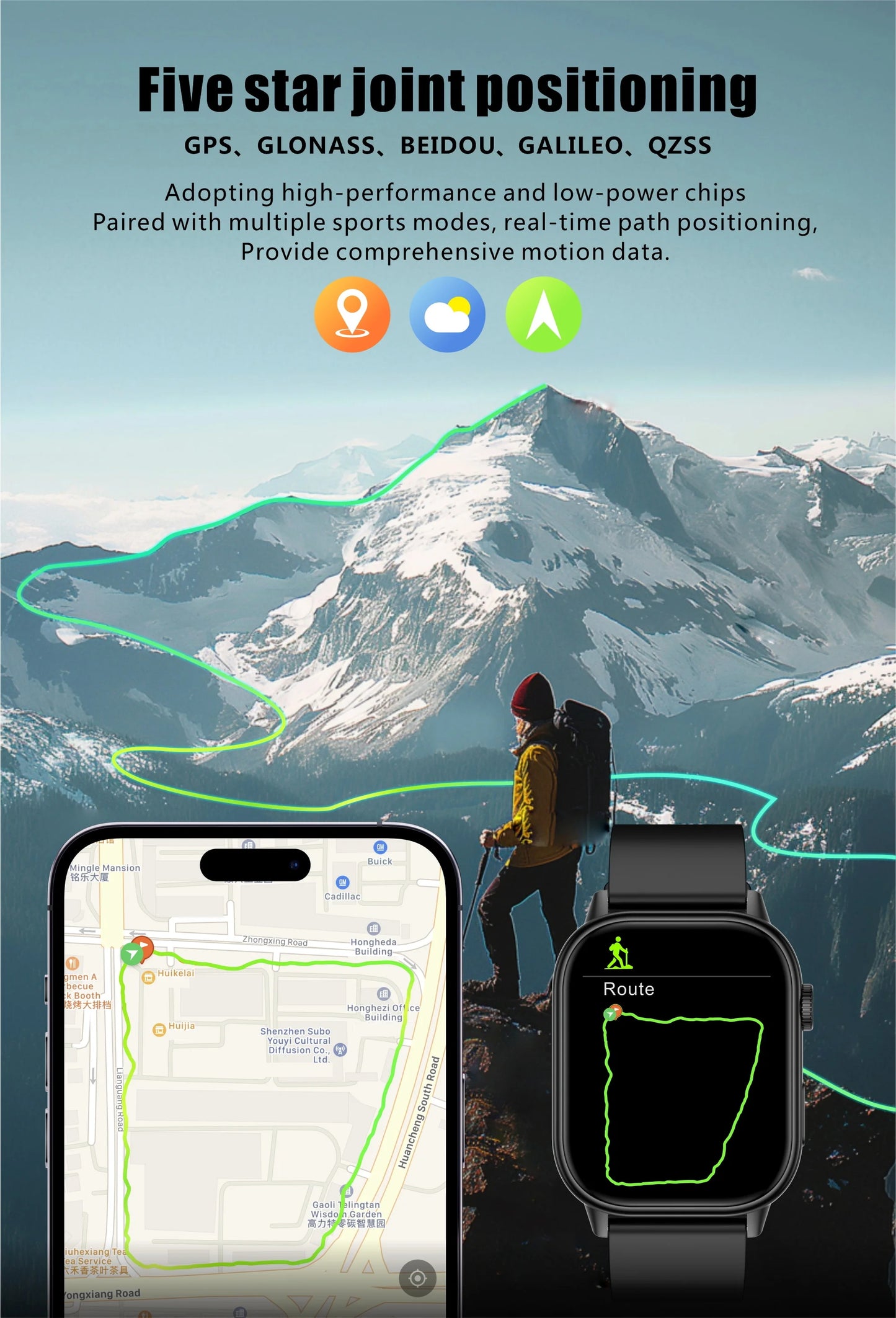2026 New Multifunctional Smartwatch Women Gift Built-in GPS Bluetooth Call Music Fitness Sports Bracelet Sleep Monitor Watch Lad