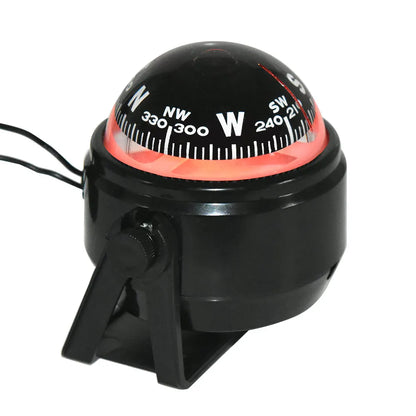 Boat Compass Waterproof Nautical Compass Sea Pivoting Marine With Electronic LED Light For Marine Navigation Positioning