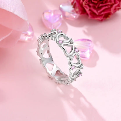 Original 925 Sterling Silver Ring Sun Star Moon Love Bowknot Sunflower Ring For Women Wedding Anniversary Ring Jewelry Gift