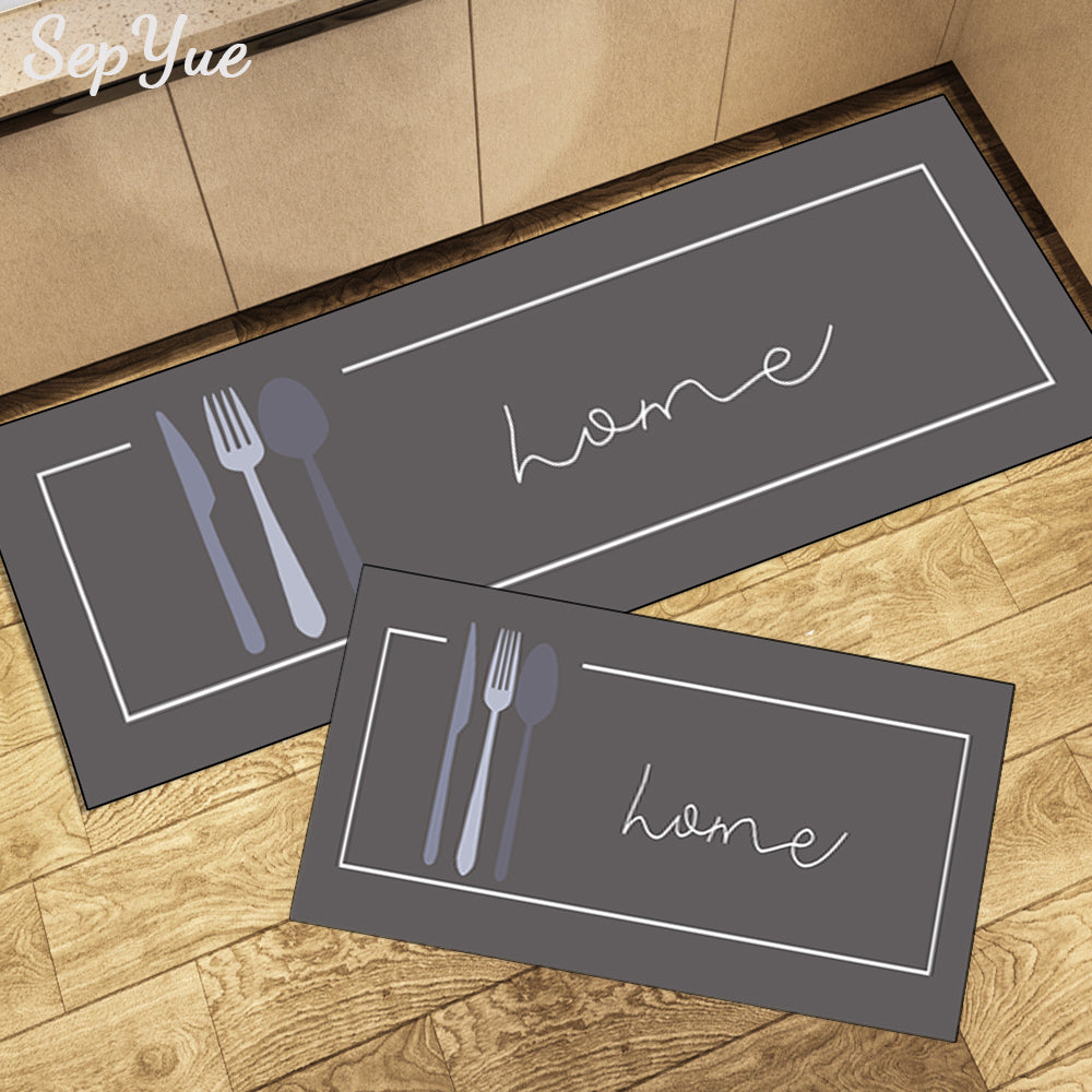 Non-slip Kitchen Carpets for Living Room Long Area Rug Kitchen Floor Mat Carpets Entrance Door Mat Hom
