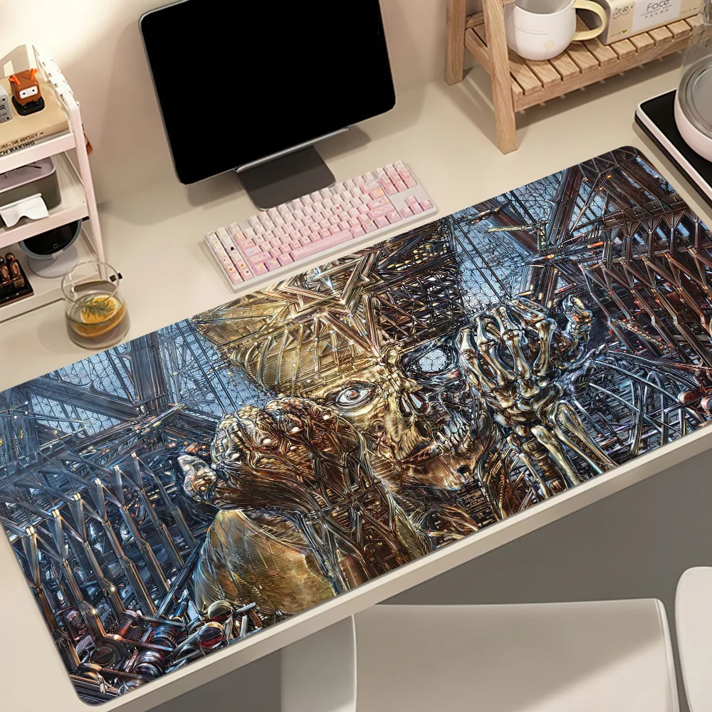 G-Ghost Cool Band Skeleta Mouse Pad Non-slip Thickened MousePad Student Gaming Cushion Large Writing Lockedge Office