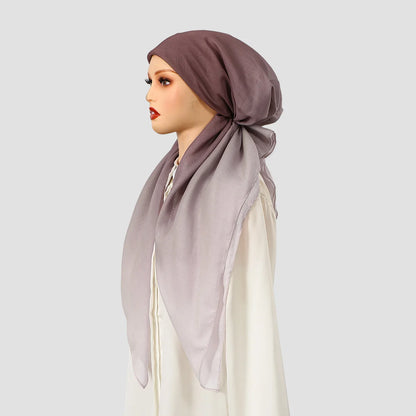 New Muslim Instant Hijab Scarf Print Turban Thick Hair Bonnet Night Cap Turban For Sleeping Elastic Hair Satin Bonnet For Sleep