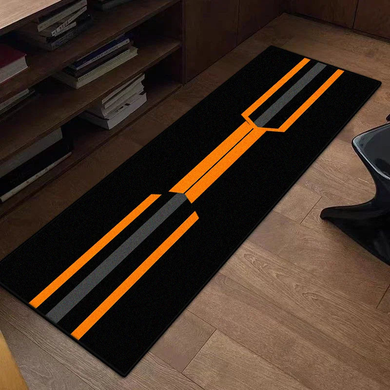 Motorcycle Special Carpet Anti-slip Bedroom Decor Rugs Creative Carpets for Living Room Home Long Strip Floor Mat Washable Rug