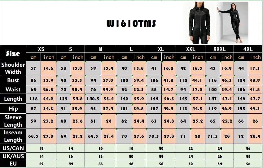 Sexy Black PU Leather Jumpsuit Women Collared Long Sleeve Bodycon Catsuit Zip Pockets Moto Biker Streetwear Clubwear Party Raves