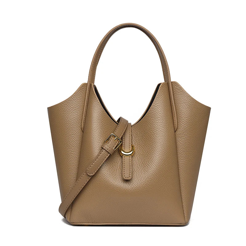 100% Genuine Cow Leather Handbag Women Fashion Elegant Crossbody Bags for Ladies Small Hand Bag Cowhide Shoulder Bags Designer