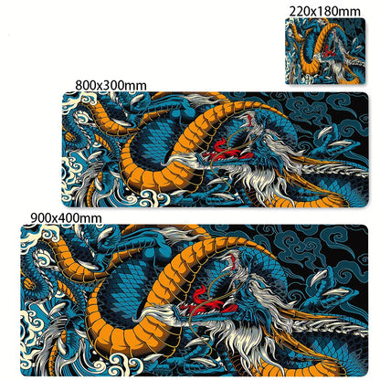Gamer Mousepads Dragon Desk Mat 40x90cm Mouse Pad Office Pc Accessory Desk Pads Large Mousepad Keyboard Mouse Mats For Computer