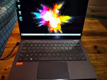 14.1 INCH 6GB RAM DDR3L 128GB ROM Windows 10 Laptop PC Intel Celeron N3450 with Docking Keyboard Dual Camera
