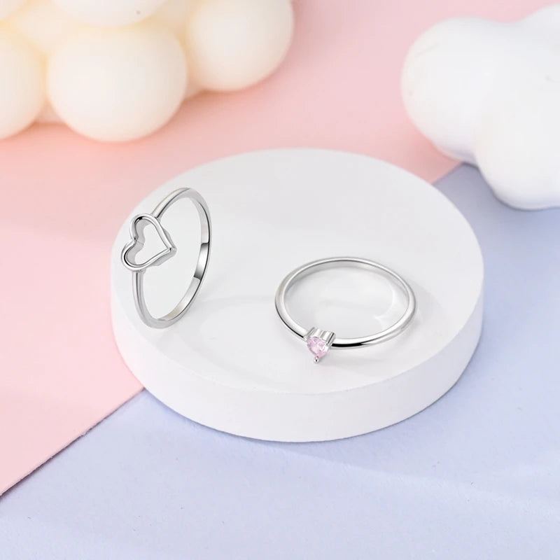 2026 New 925 Sterling Silver Rings Zircon Sparkling CZ Rings Rings For Women Original Wedding Fine Jewelry Accessories Gifts