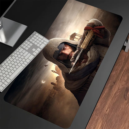 Game Assassin s Creed Mouse Pad Cartoon Lockedge Large Gaming Pad Computer Gamer Keyboard Mat Non-slip Mousepad PC Big Desk Mats