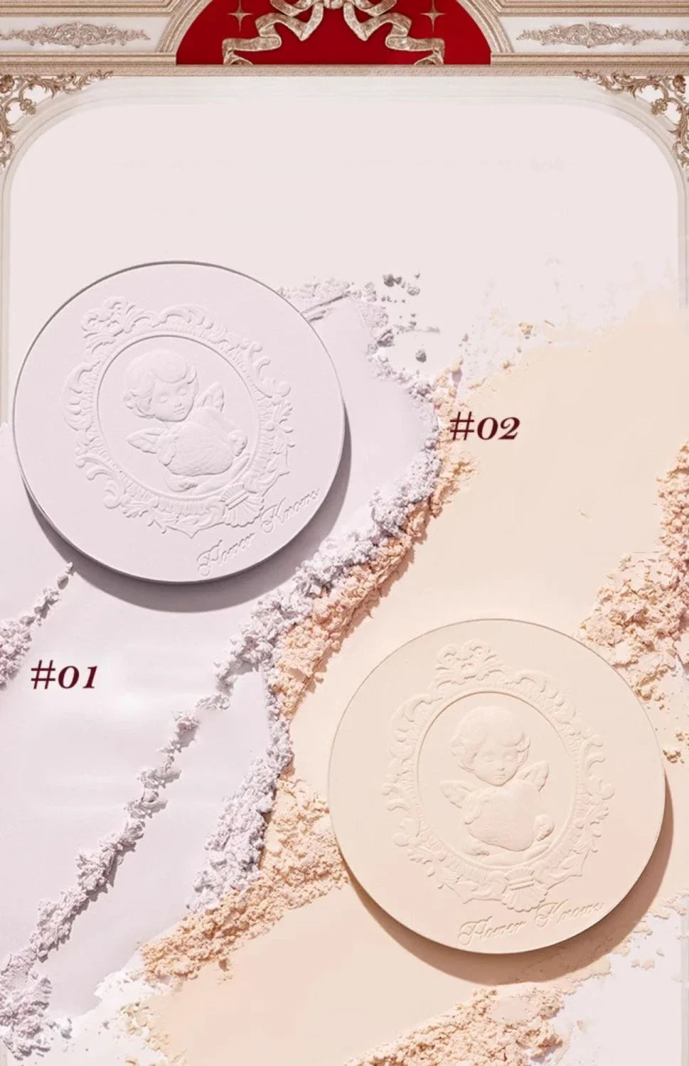 Flower Know Strawberry Cupid Box Collection Make Up Sets Cosmetics Full Set Palette Pressed Powder Blush Lipstick Mystery Box