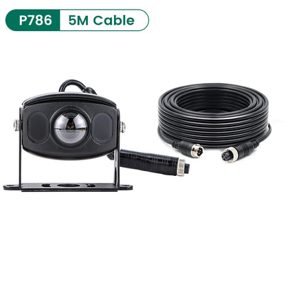 GreenYi 165° AHD 1920*1080P Car Rear View Camera Fisheye Lens IR Infrared Night Vision WDR Vehicle Camera For Bus Truck P786