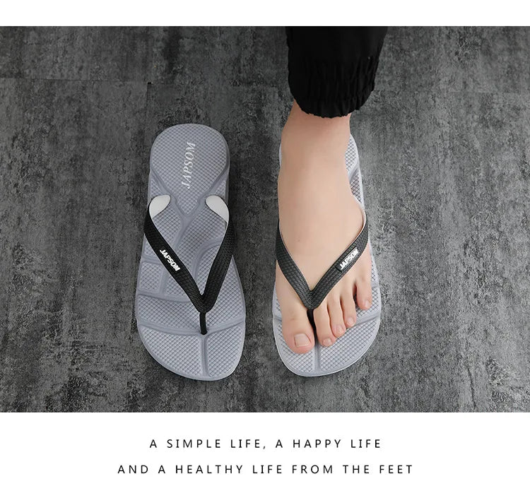 Blue Massage Slippers Men Flip Flops Big Size 49 50 Casual Slides Men Beach Flip Flops Men Eva Slippers Summer chanclas hombre